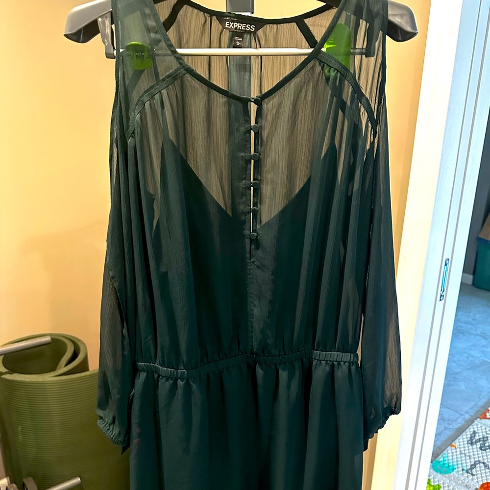 Dark Green Dress